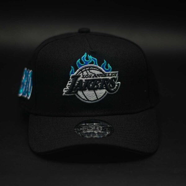 NEW ERA 9FORTY A-FRAME NBA LOS ANGELES LAKERS "310 Area Code" BLUE FLAME