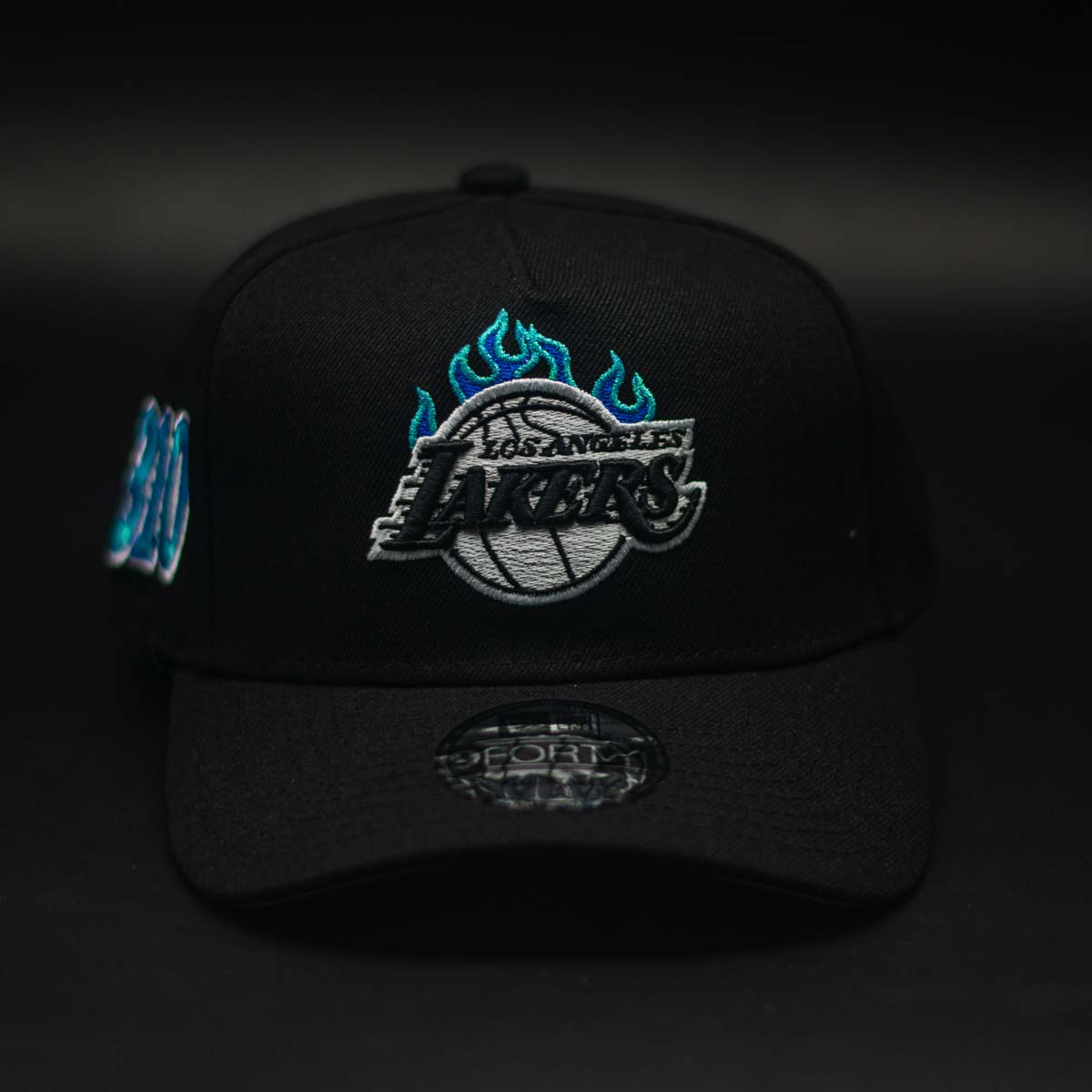 NEW ERA 9FORTY A-FRAME NBA LOS ANGELES LAKERS "310 Area Code" BLUE FLAME