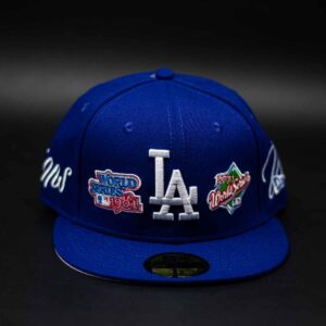 NEW ERA 59FIFTY MLB LOS ANGELES DODGERS WORLD SERIES CHAMPIONS SIDE PATCH - ROYAL BLUE