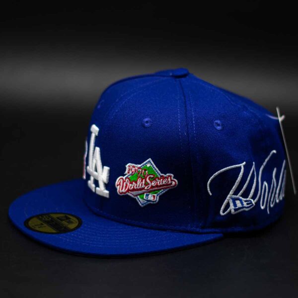 NEW ERA 59FIFTY MLB LOS ANGELES DODGERS WORLD SERIES CHAMPIONS SIDE PATCH - ROYAL BLUE - Imagen 4