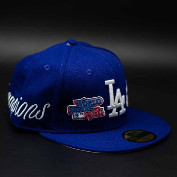 NEW ERA 59FIFTY MLB LOS ANGELES DODGERS WORLD SERIES CHAMPIONS SIDE PATCH - ROYAL BLUE - Imagen 3