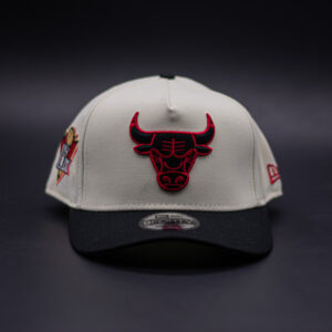 NEW ERA 9FORTY A-FRAME MLB CHICAGO BULLS 6X CHAMPIONS CHROME TWO TONE