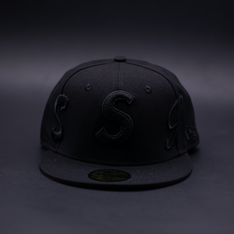 SUPREME X NEW ERA 59FIFTY MULTI S LOGO BLACK